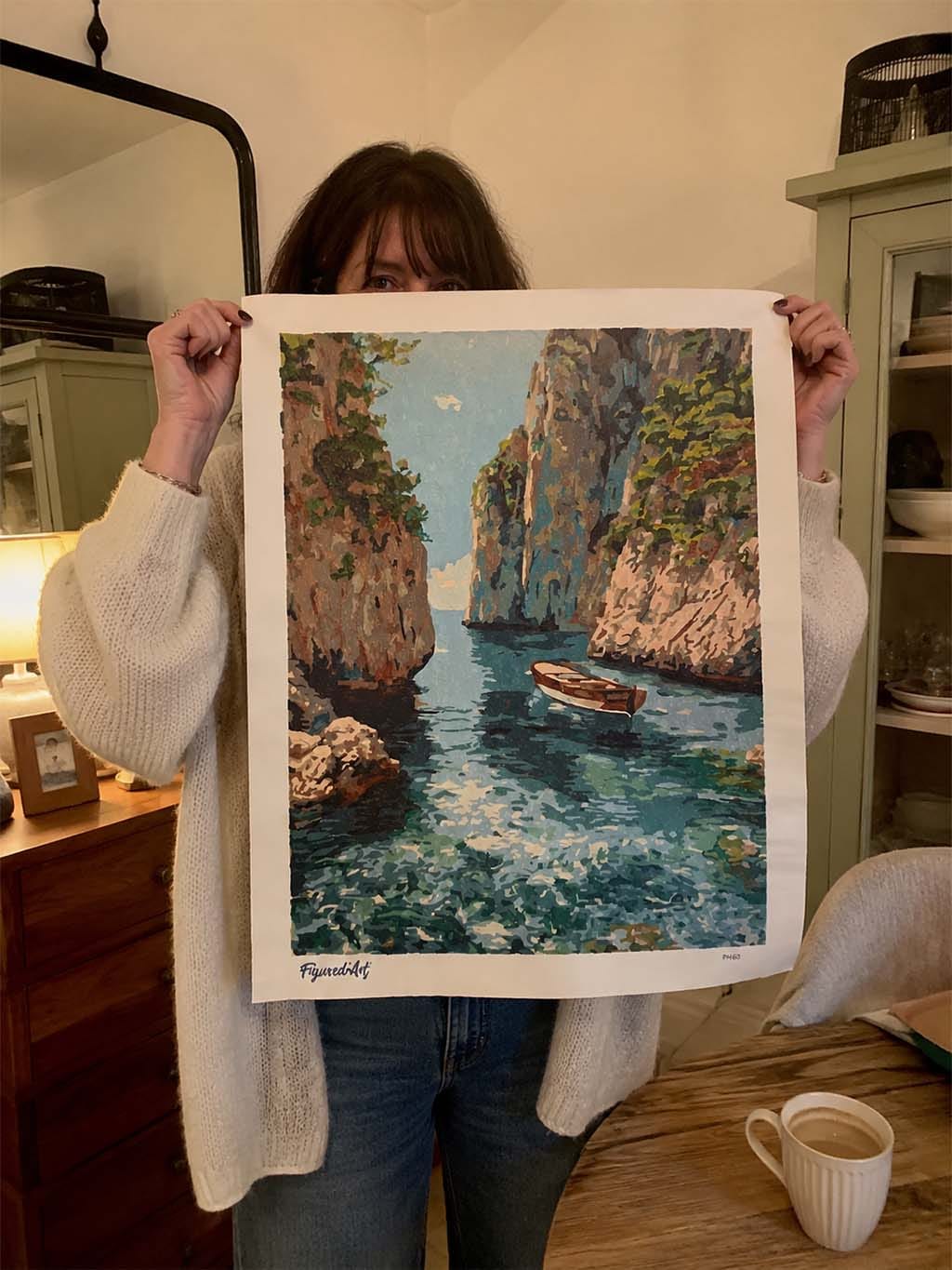 Customer photo review of Crique Bleue Paisible