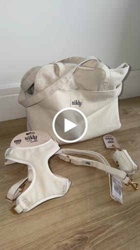 Customer video review of Marshmallow┃Bouclé Adjustable Harness