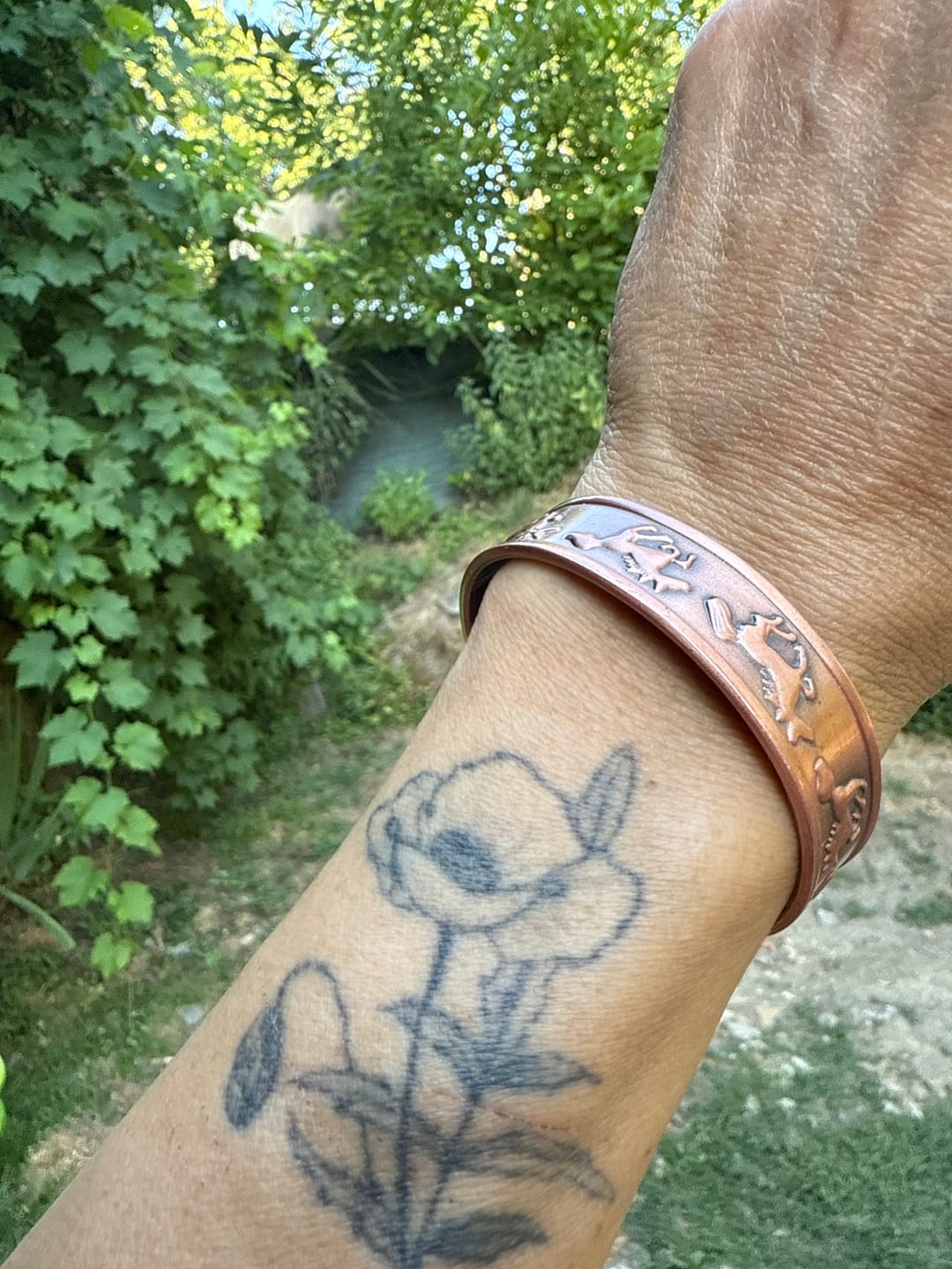 Customer photo review of Saba - Bracelet Jonc Cuivre Magnétique