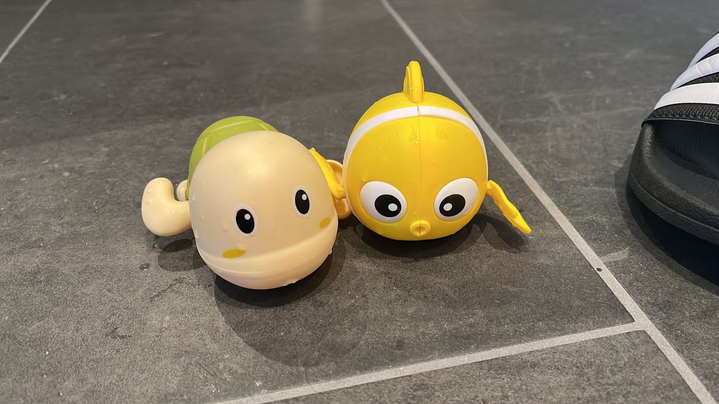 Customer photo review of Schwimmende Tiere für Babys und Kinder