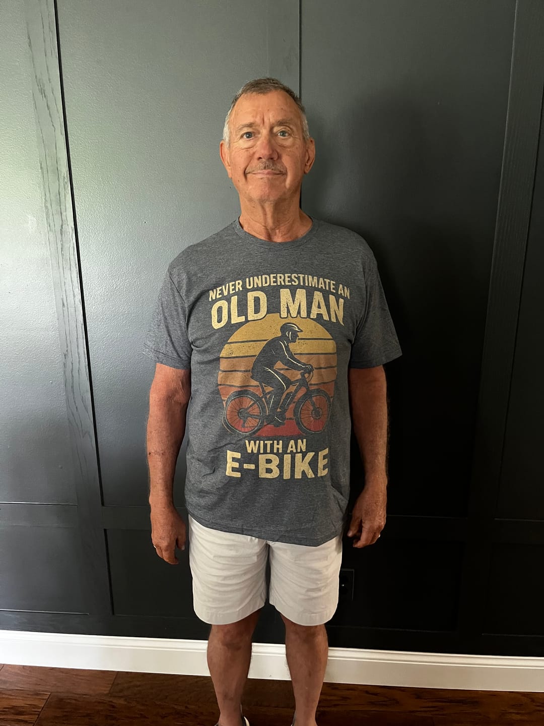 Customer photo review of Old Man E-Bike T-Shirt