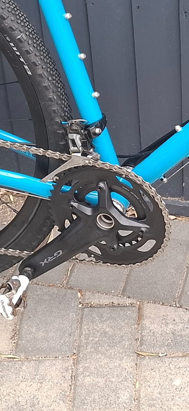 Customer photo review of Shimano GRX FC-RX600 2x Gravel Chainset