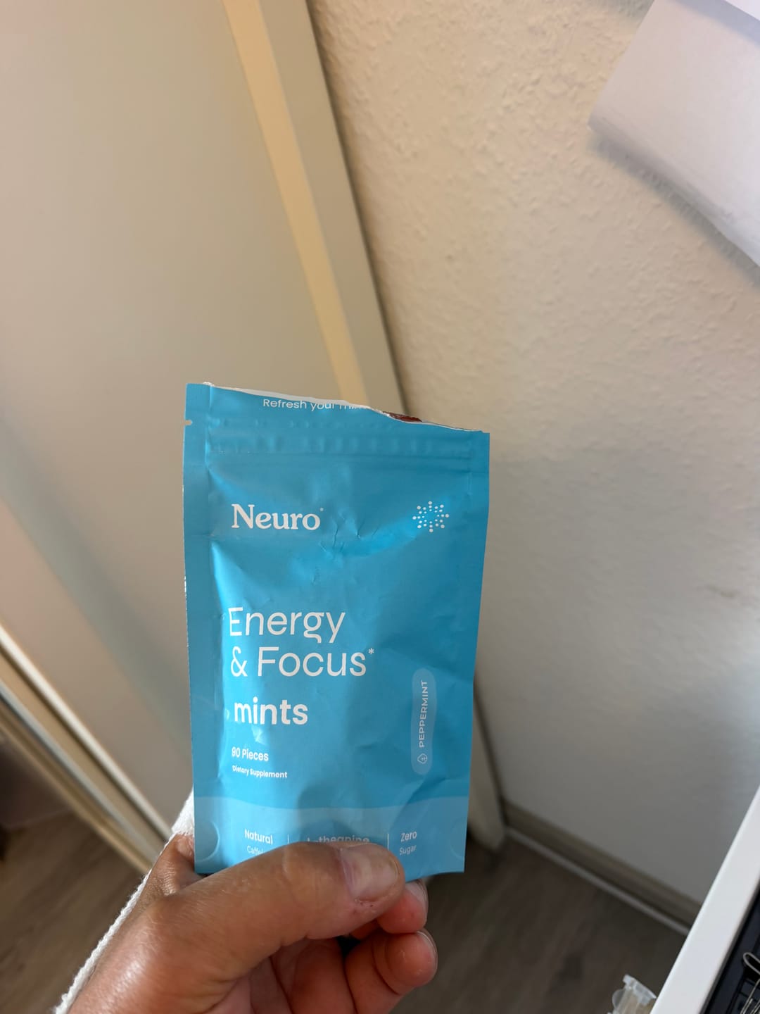 Customer photo review of Energy & Focus Mints