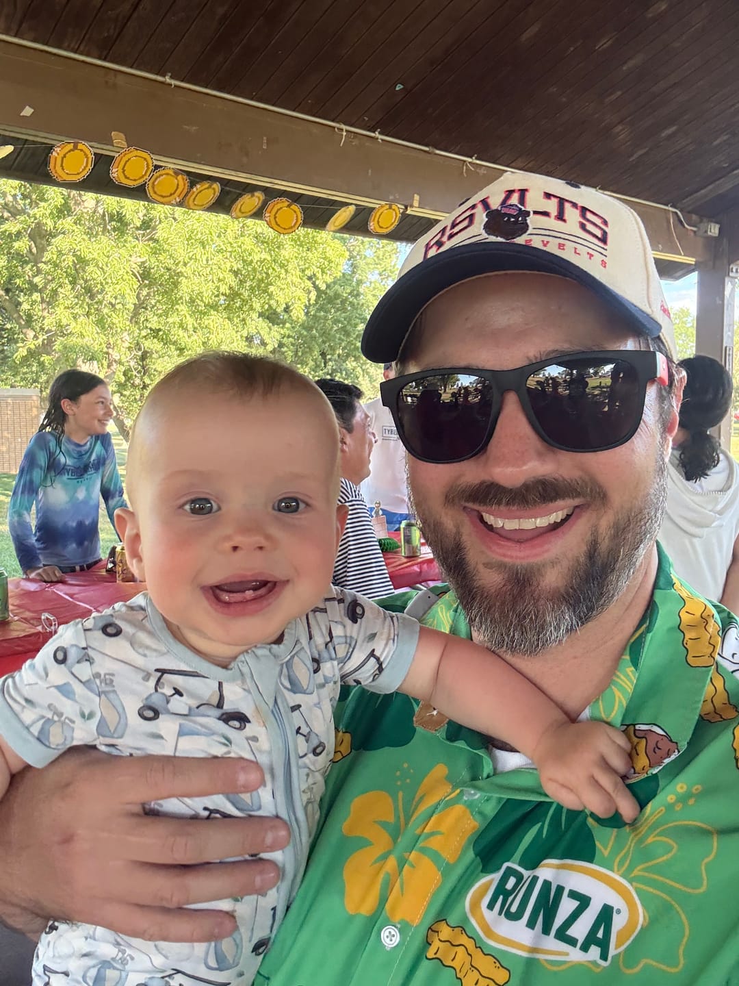 Customer photo review of The Roosevelts Bears – 5-Panel Curved Brim Hat
