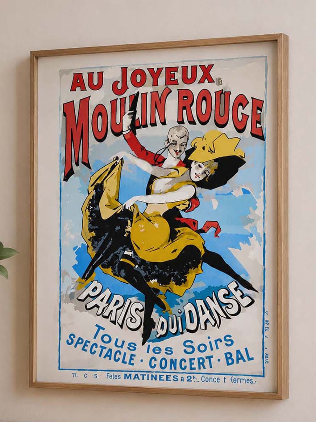 Customer photo review of Affiche Moulin Rouge -  Paris Qui Danse
