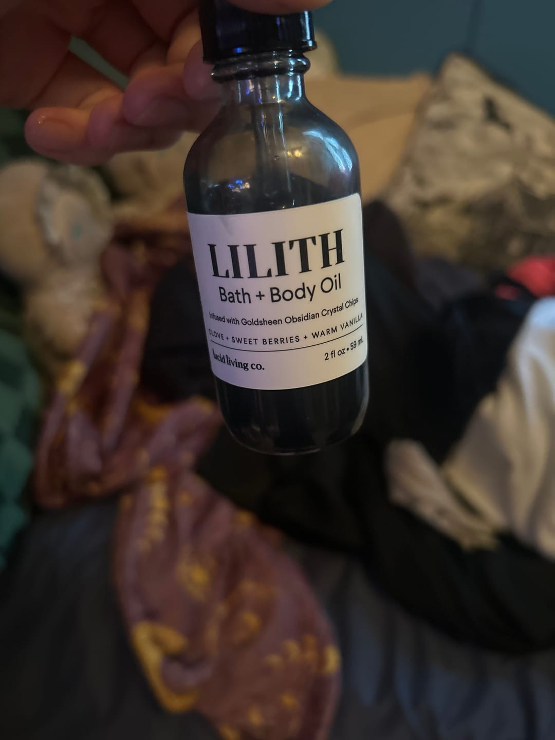 Customer photo review of LILITH Bath & Body Oil