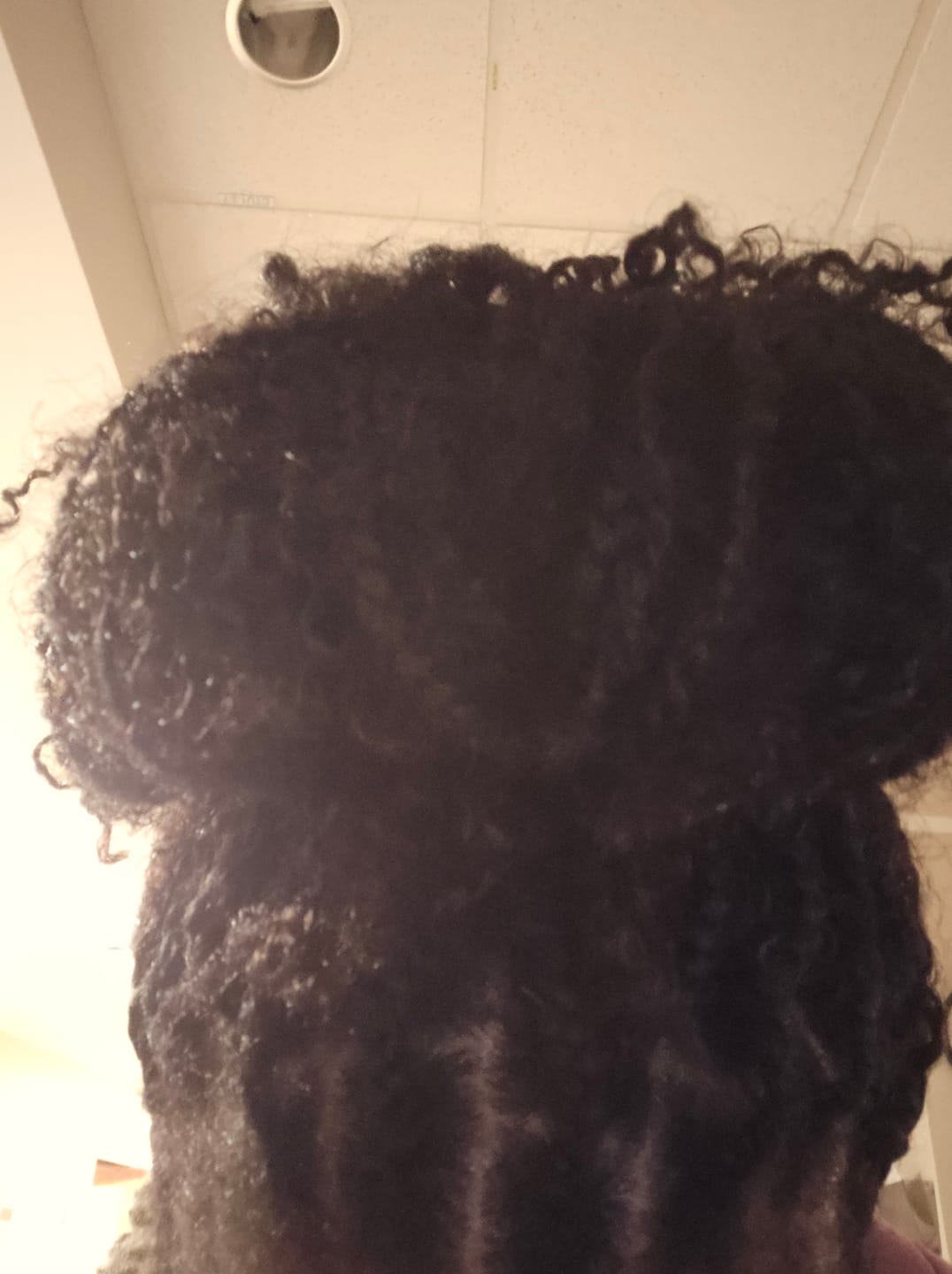 Customer photo review of Multi-Textured Kinky Curly Crochet Hair