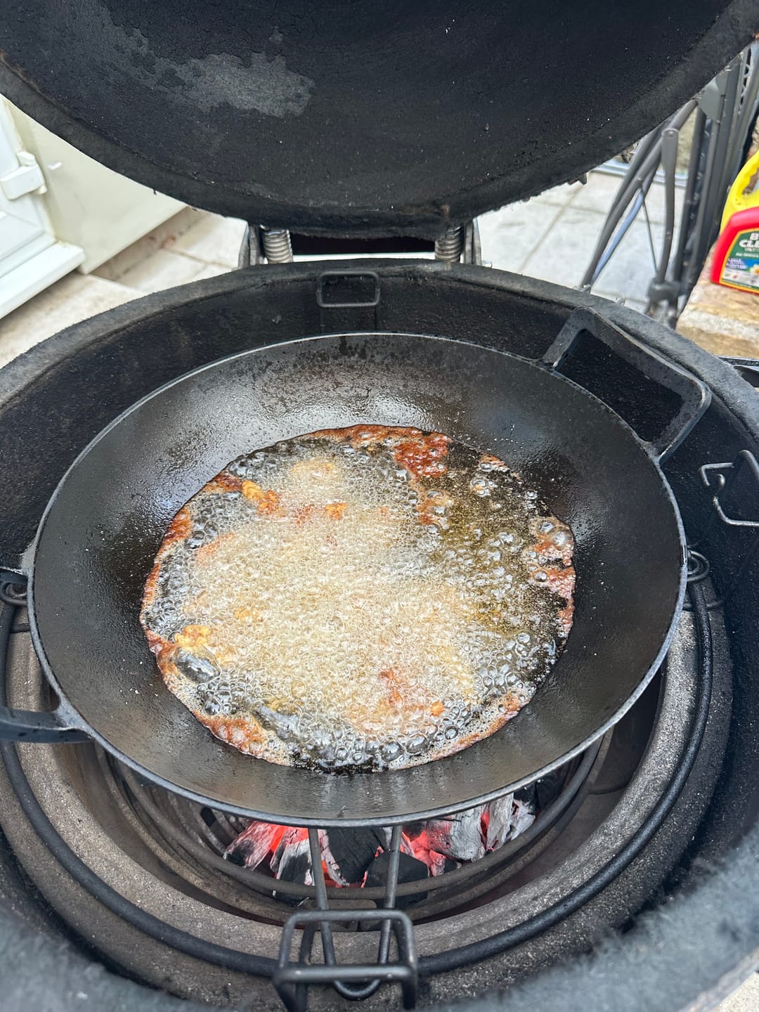 Customer photo review of The Fulan Cast Iron Wok