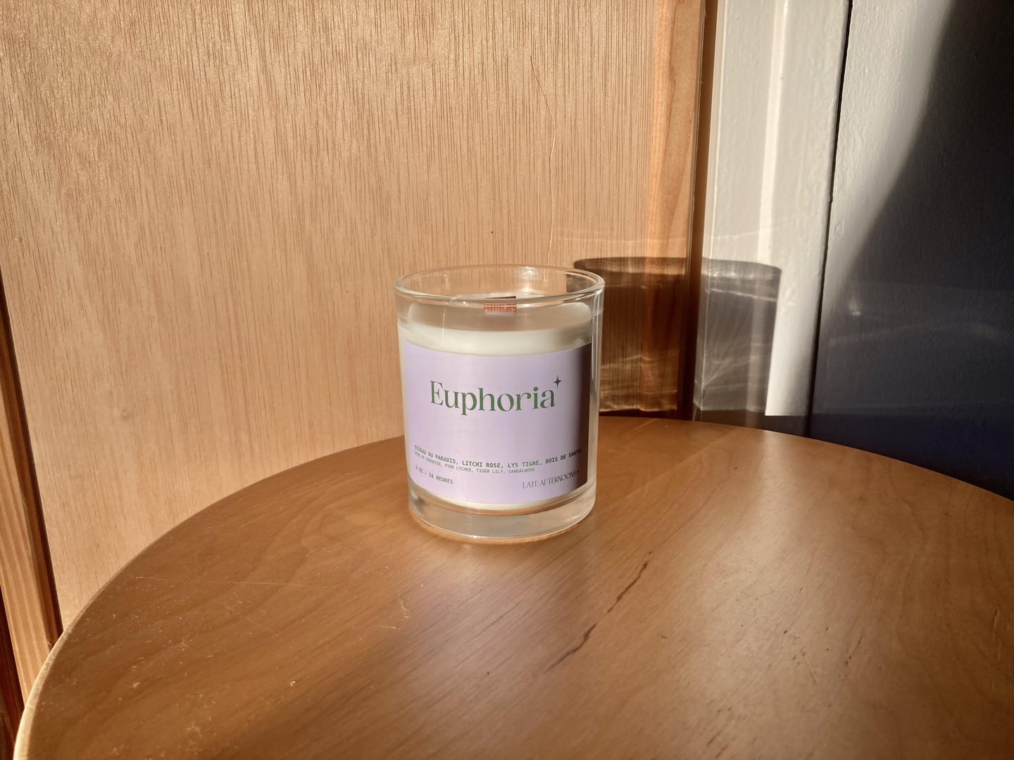 Customer photo review of Euphoria Candle | Bird of Paradise, Pink Lychee and Tiger Lily 