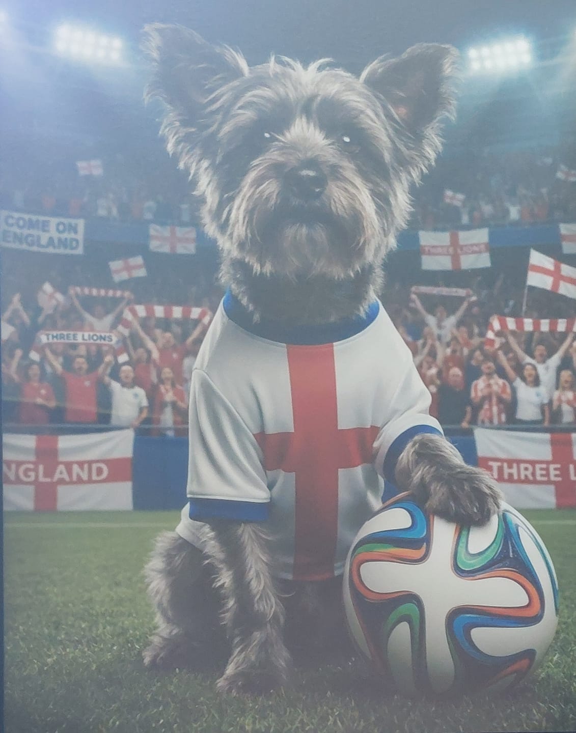 Customer photo review of World Cup - Personalised Poster