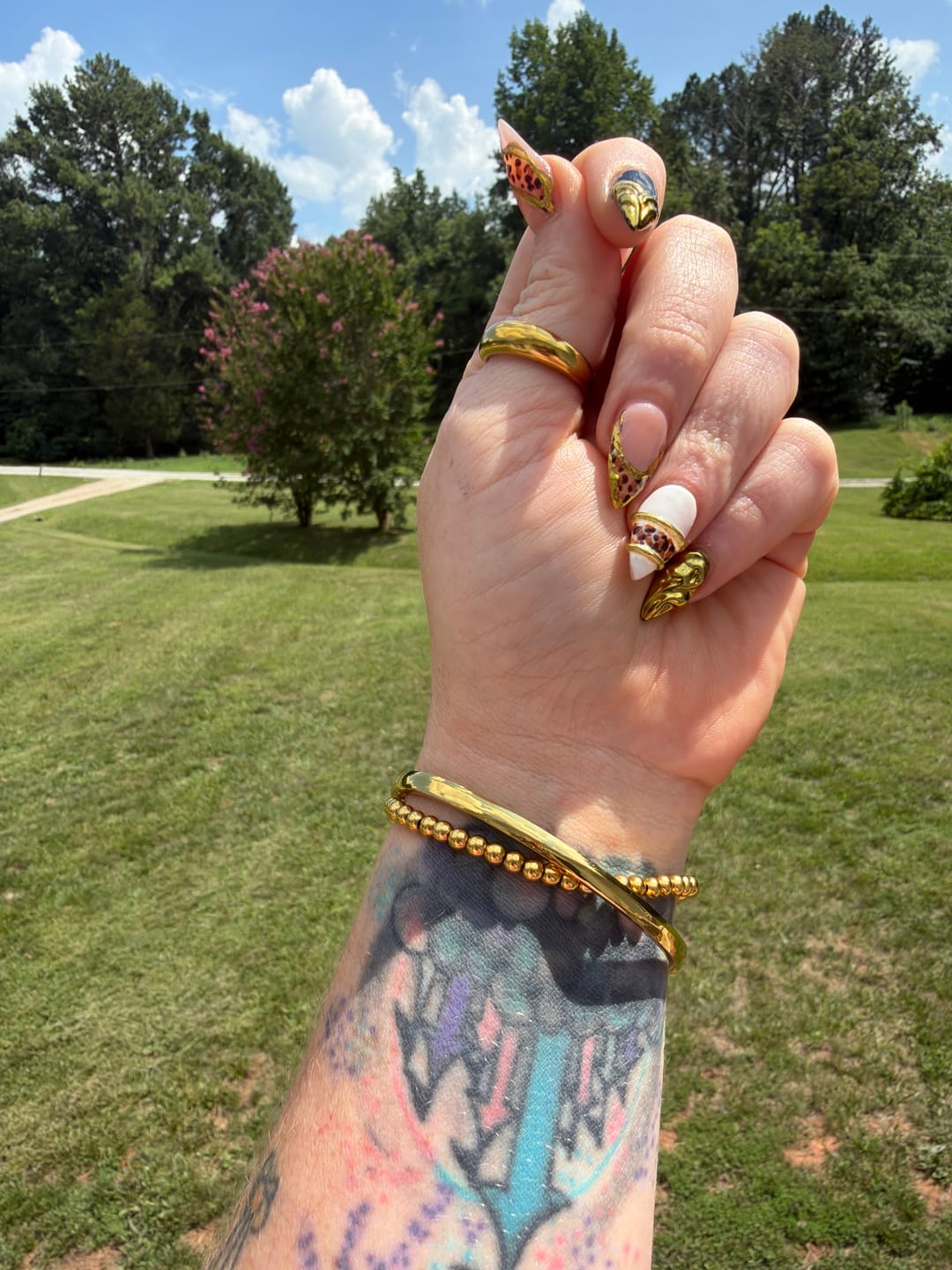 Customer photo review of Marbella Cuff Bracelet