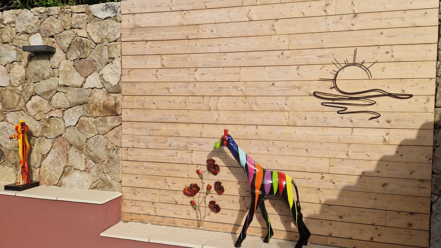 Customer photo review of Décoration Murale en Métal - Soleil (SUN.03)