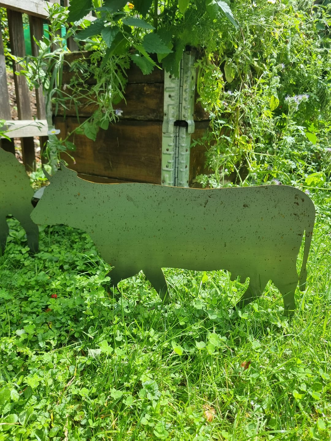 Customer photo review of Gartenstecker Kuh