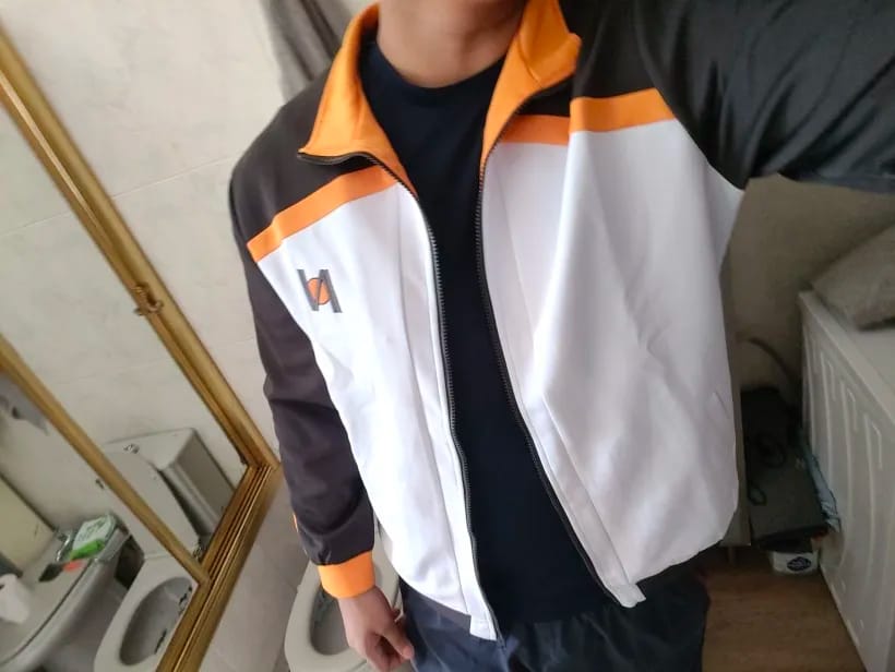 Customer photo review of Natsuki Subaru Cosplay Tracksuit