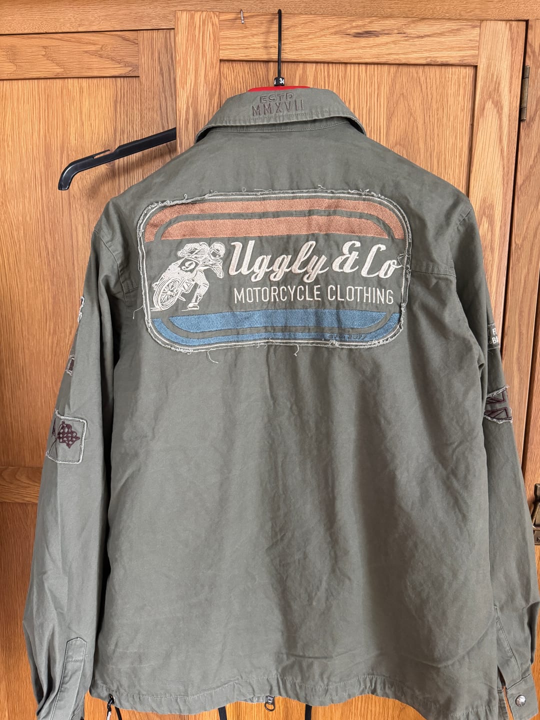 Customer photo review of Green Flattrack Moto Shacket