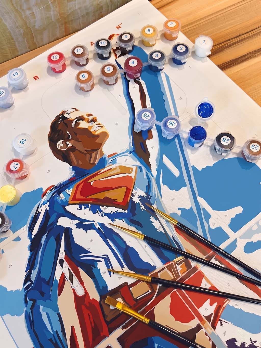 Customer photo review of Superman Regarde vers le Haut Affiche