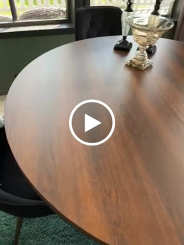 Kundeanmeldelse med video av Warm walnut kontaktplast