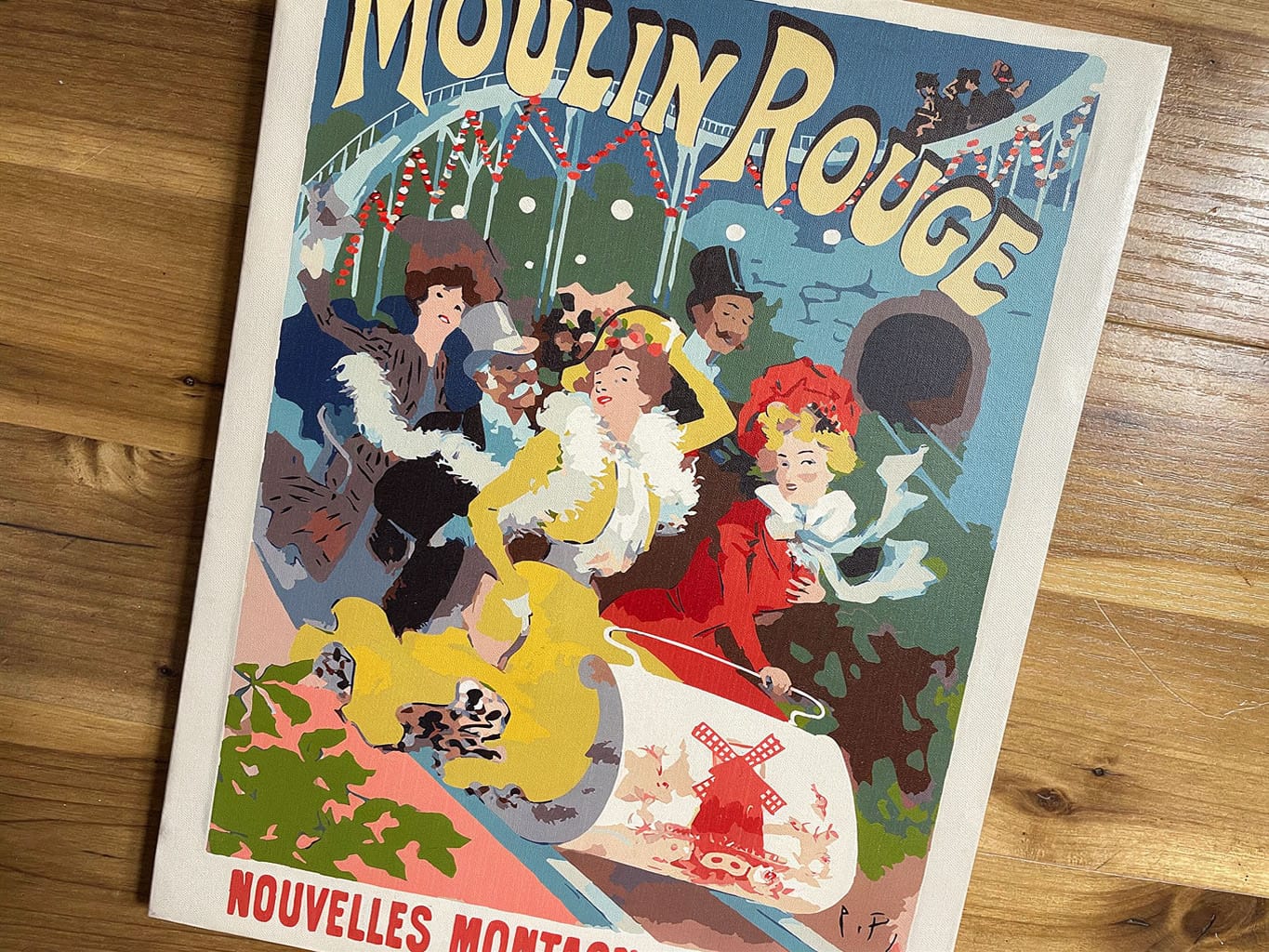 Customer photo review of Affiche Moulin Rouge - Nouvelles Montagnes Russes
