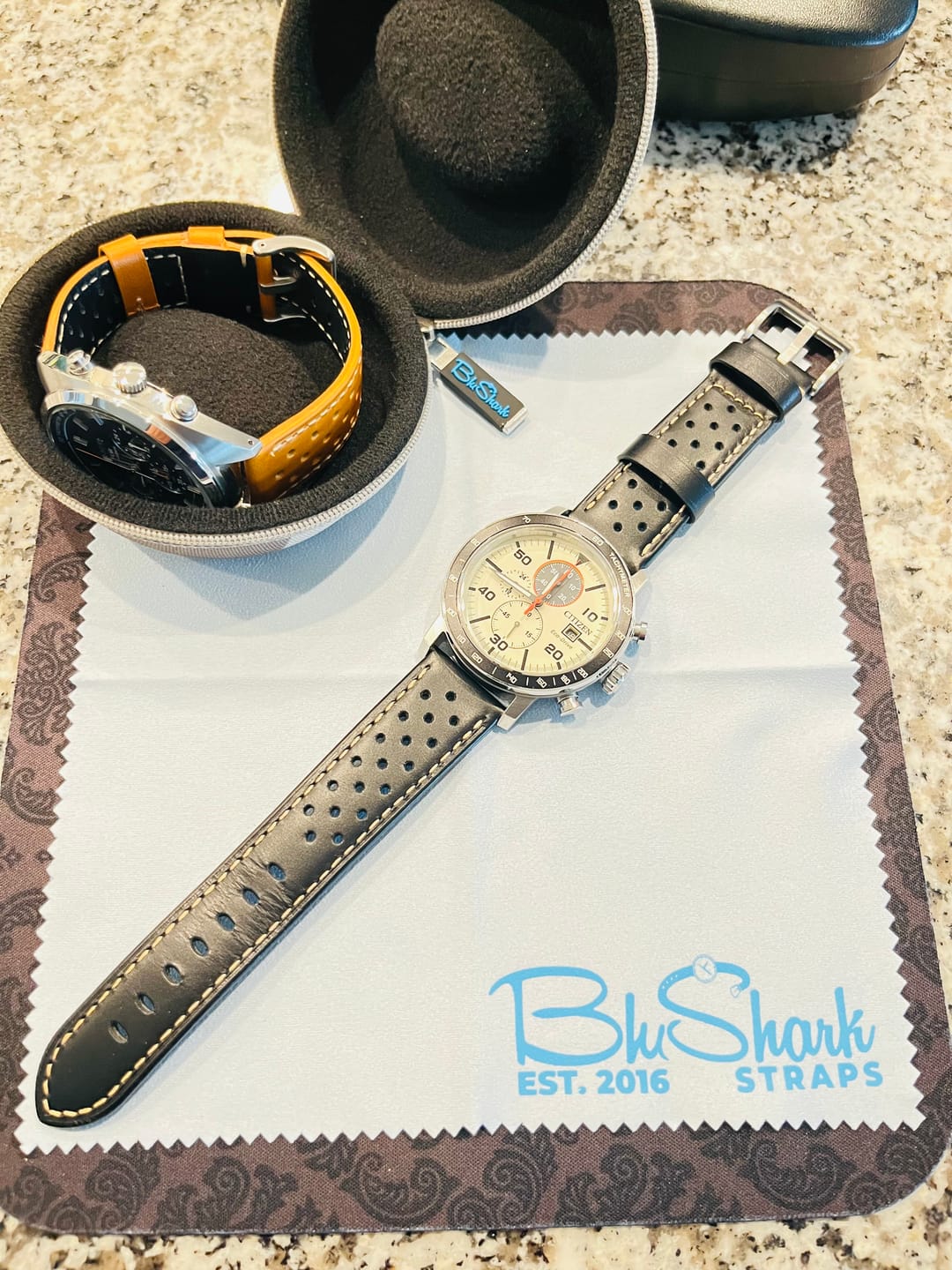 Customer photo review of Leather Sport Grip - DQ Black