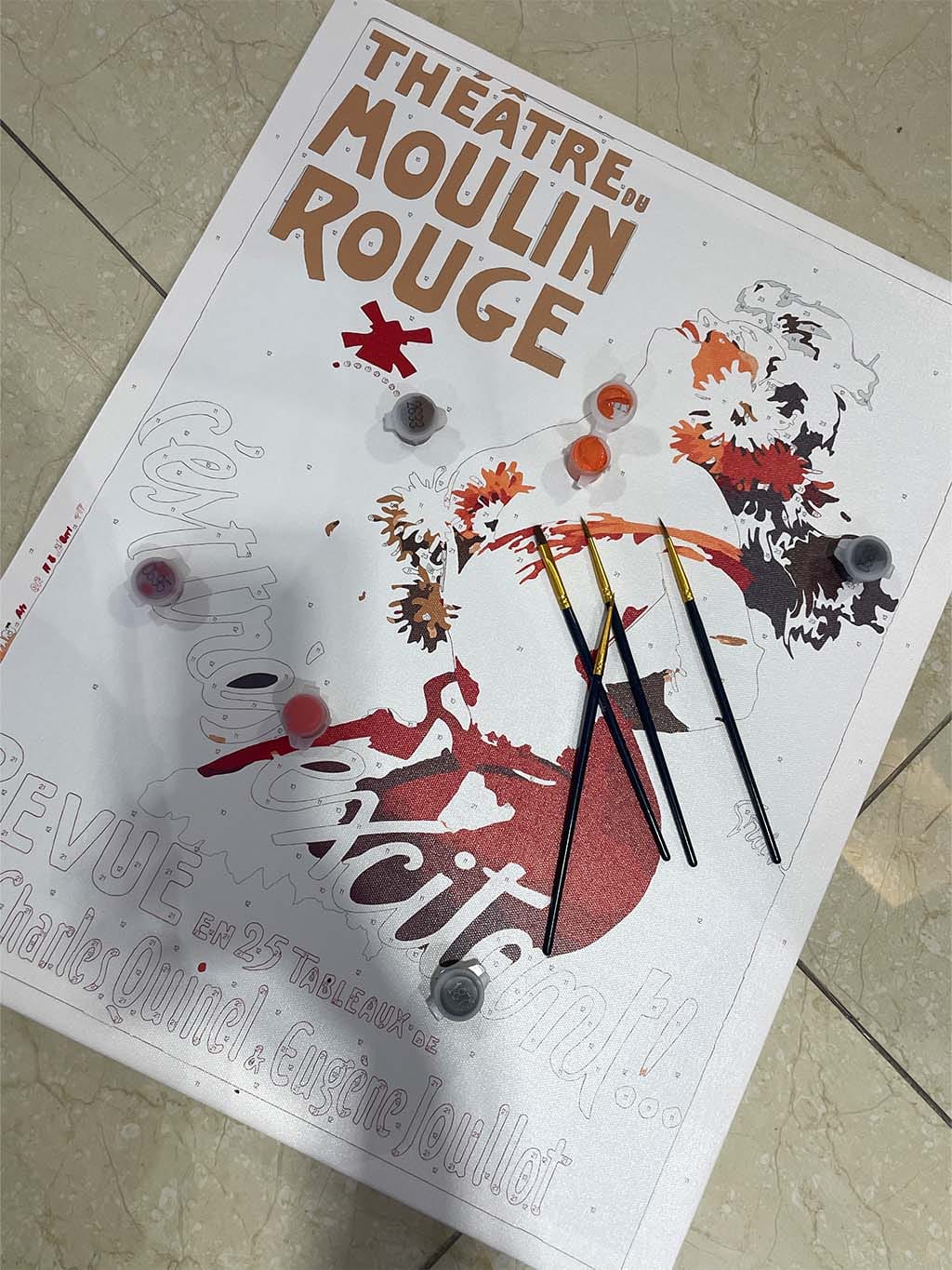Customer photo review of Affiche Moulin Rouge - C’est très excitant