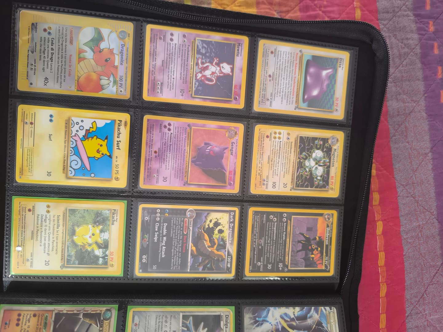 Customer photo review of Lunar Shadow 9-Pocket Trading Card Binder