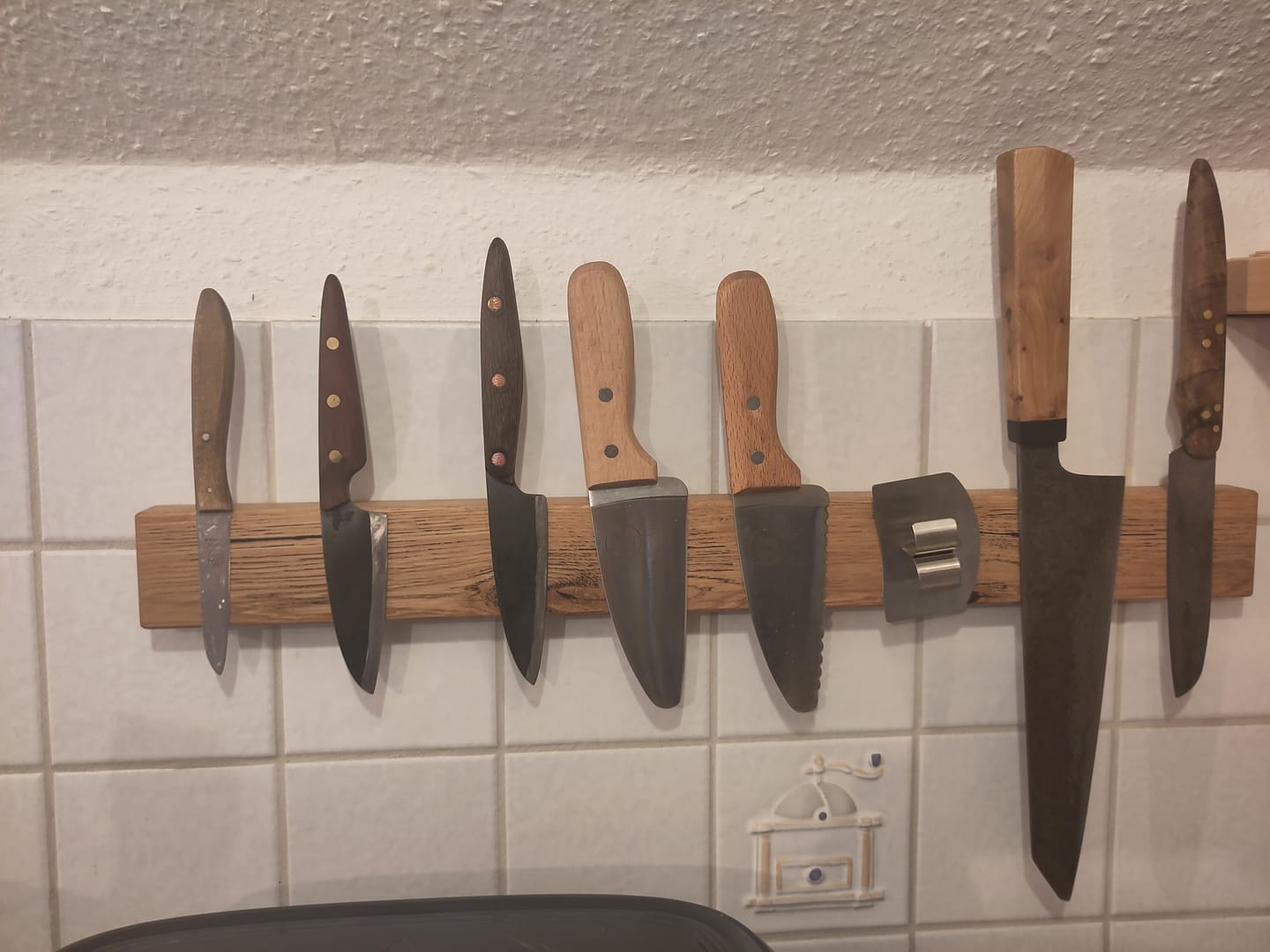 Customer photo review of Magnet Messerleiste CULTRO aus Holz