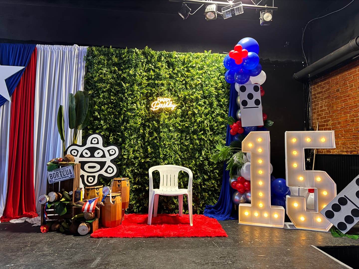 Customer photo review of 8*8ft Artificial Grass Wall Backdrop ALFWL151-Perfect for Weddings, Parties & Event Decor