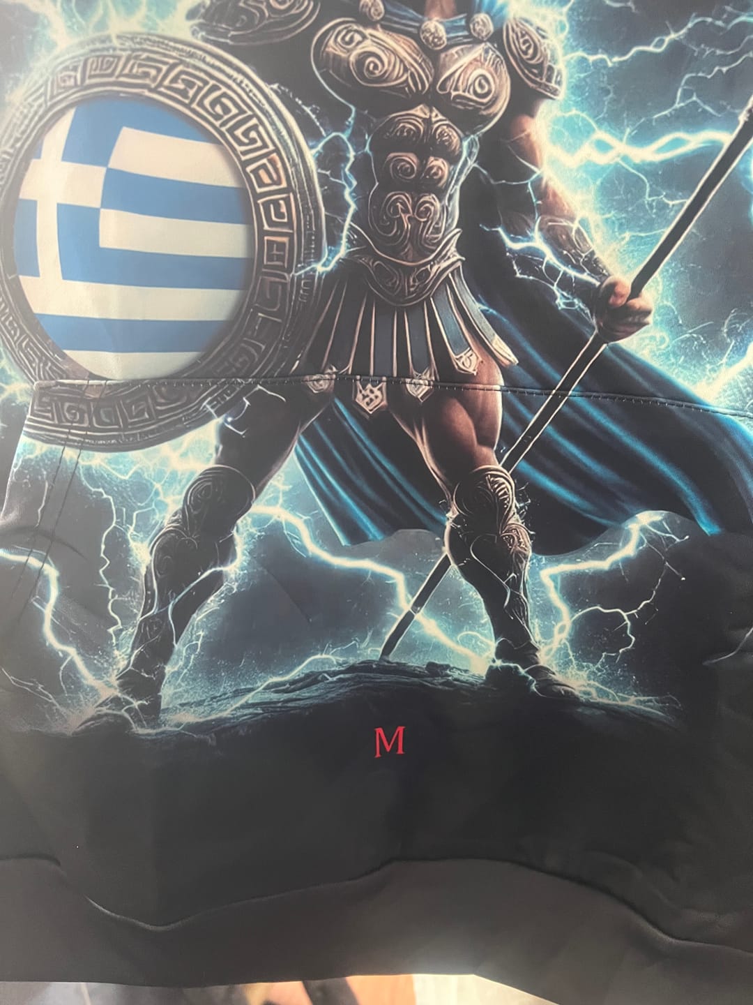 Customer photo review of Unisex Shirt - Custom Greece Warrior Shirt