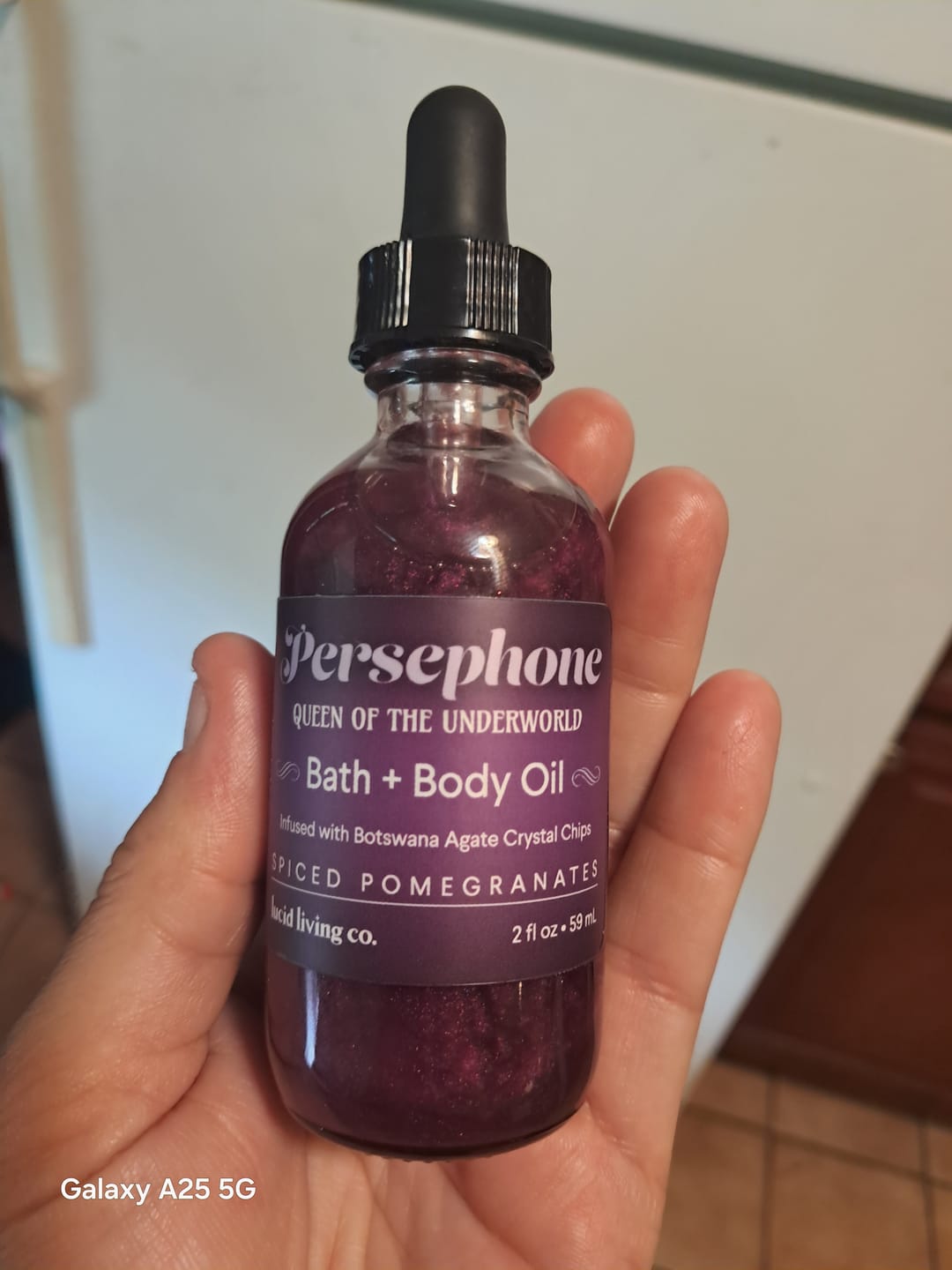 Customer photo review of LILITH Bath & Body Oil