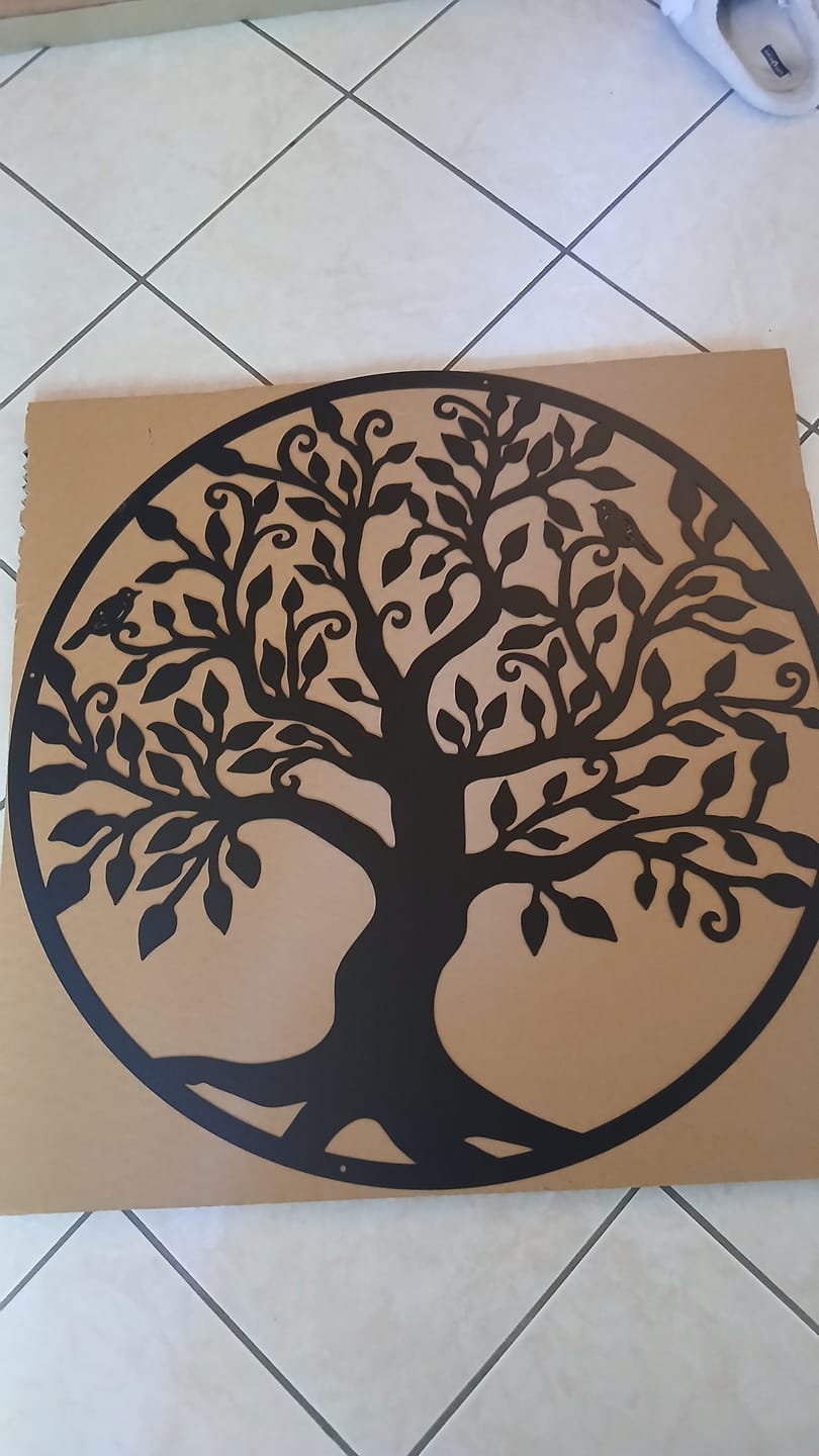 Customer photo review of Décoration Murale en Métal - Arbre de vie (T14)