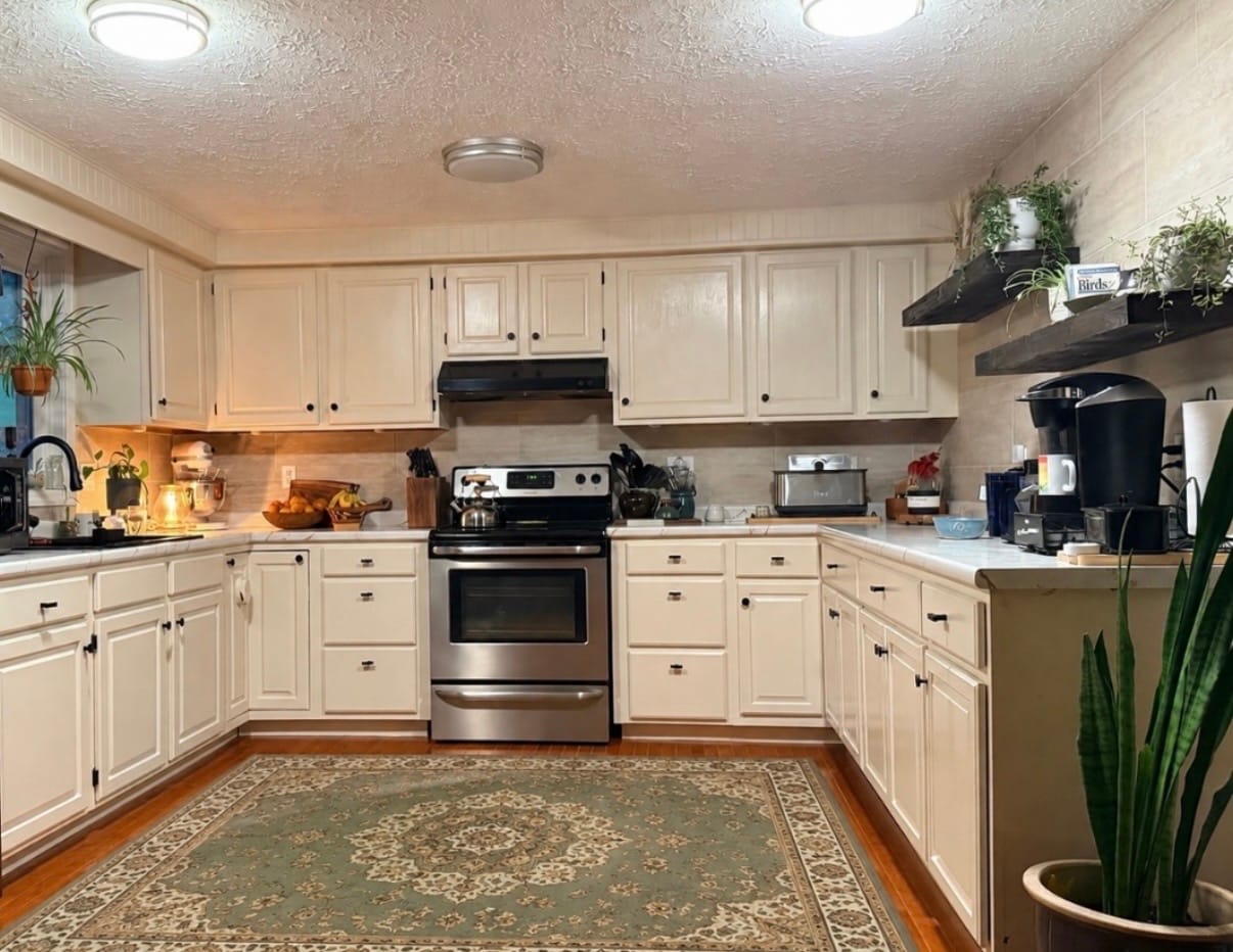 Customer photo review of Selene Washable Area Rug - Green