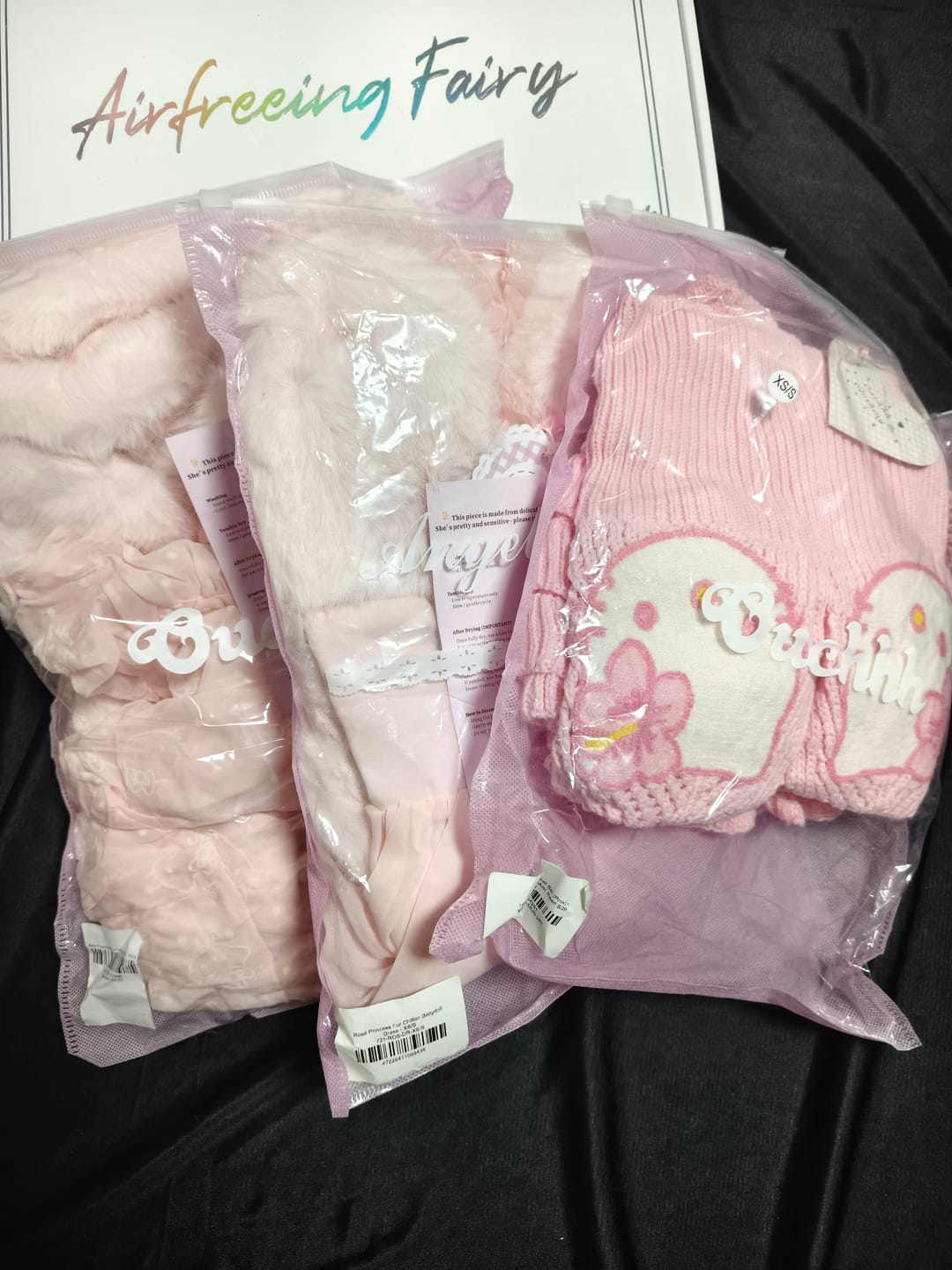 Customer photo review of Pirouette Babydoll Wrap Top (Sequin Pink)