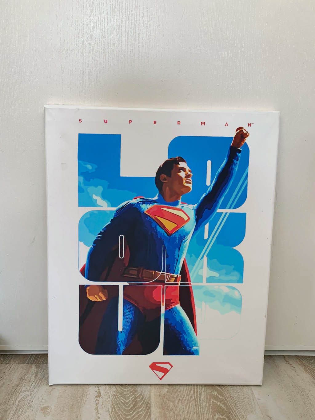 Customer photo review of Superman Regarde vers le Haut Affiche