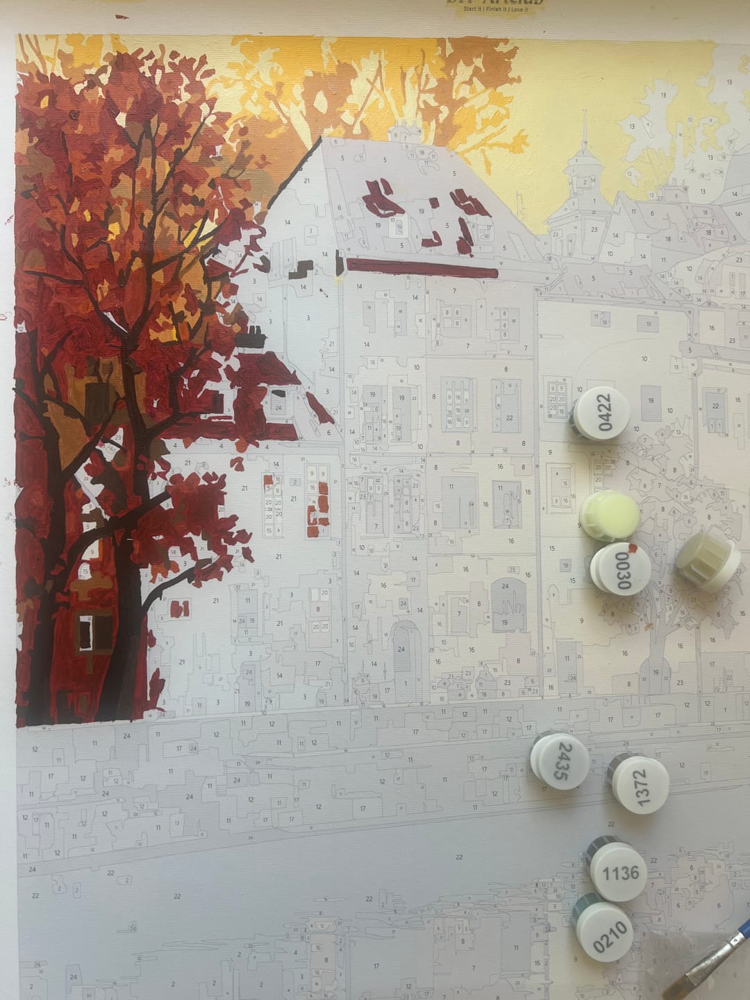Customer photo review of Prague | Paint by Number
