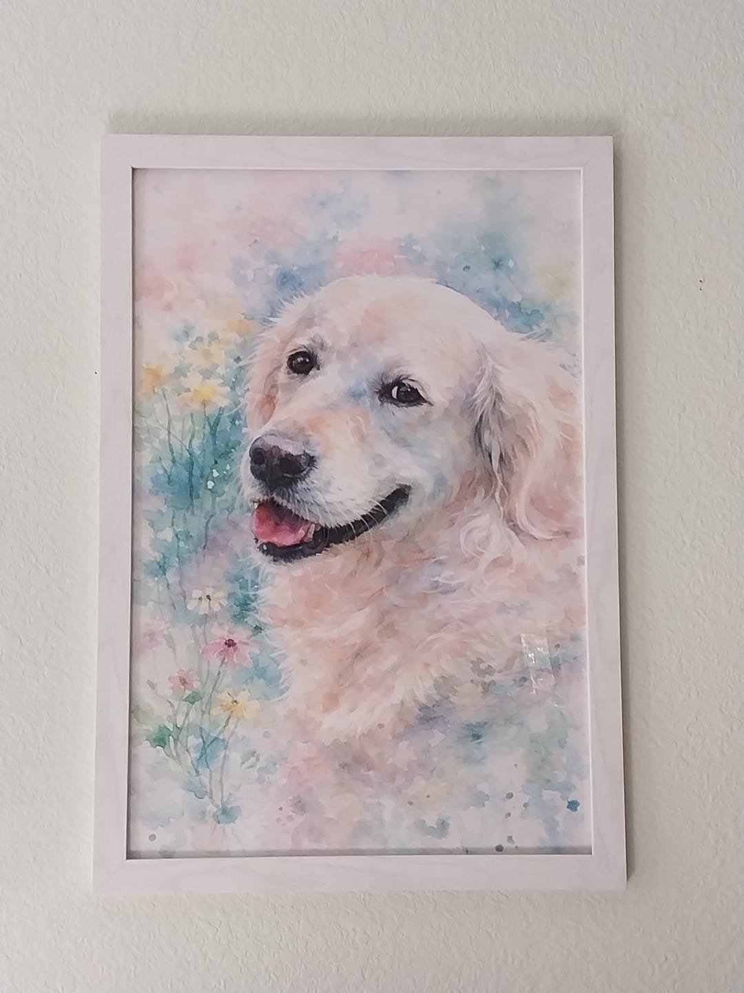 Customer photo review of Watercolor - Personalized Poster