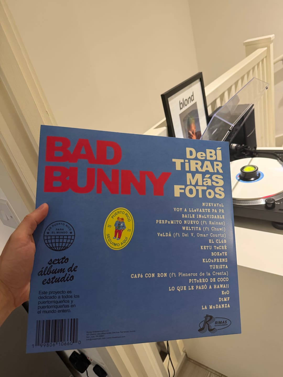 Customer photo review of Bad Bunny - Debi Tirar Mas Fotos
