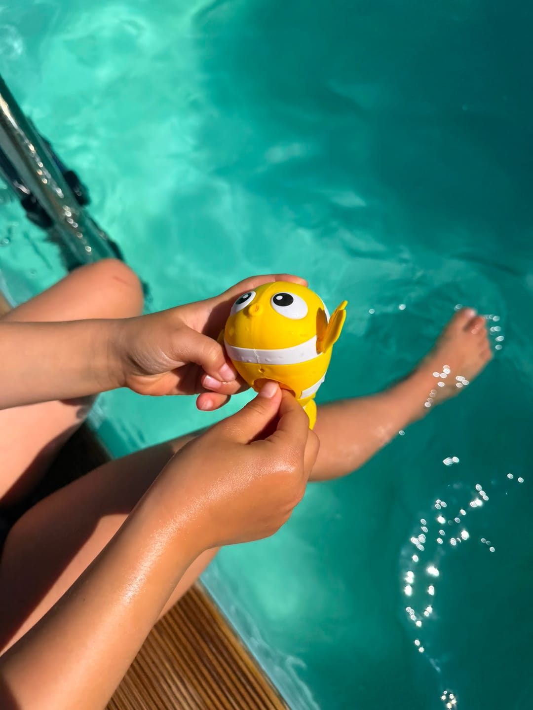 Customer photo review of Schwimmende Tiere für Babys und Kinder