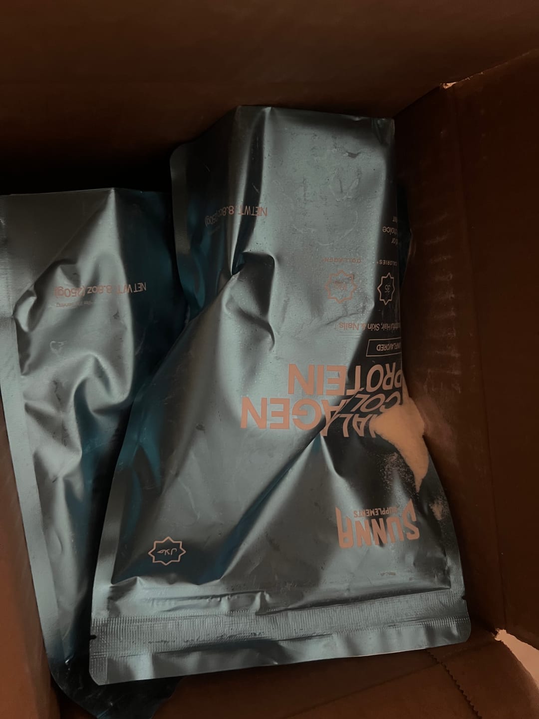 Customer photo review of Halal Collagen Protein