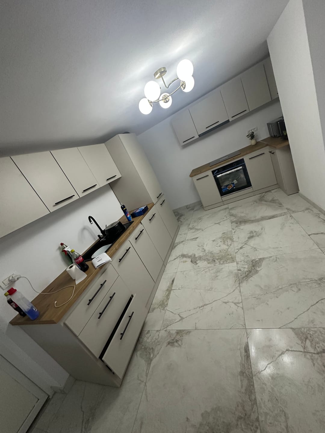 Customer photo review of Lustra Abajur 5xE27 Gold Elegance