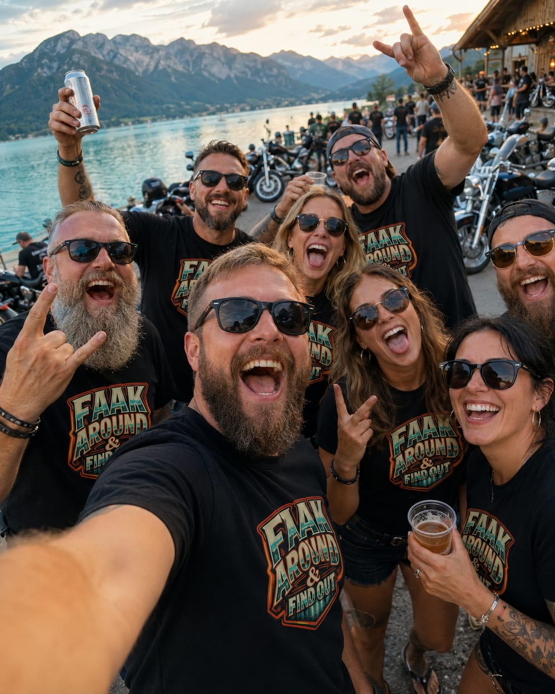 Customer photo review of Faak Around & Find Out – Unisex T-Shirt