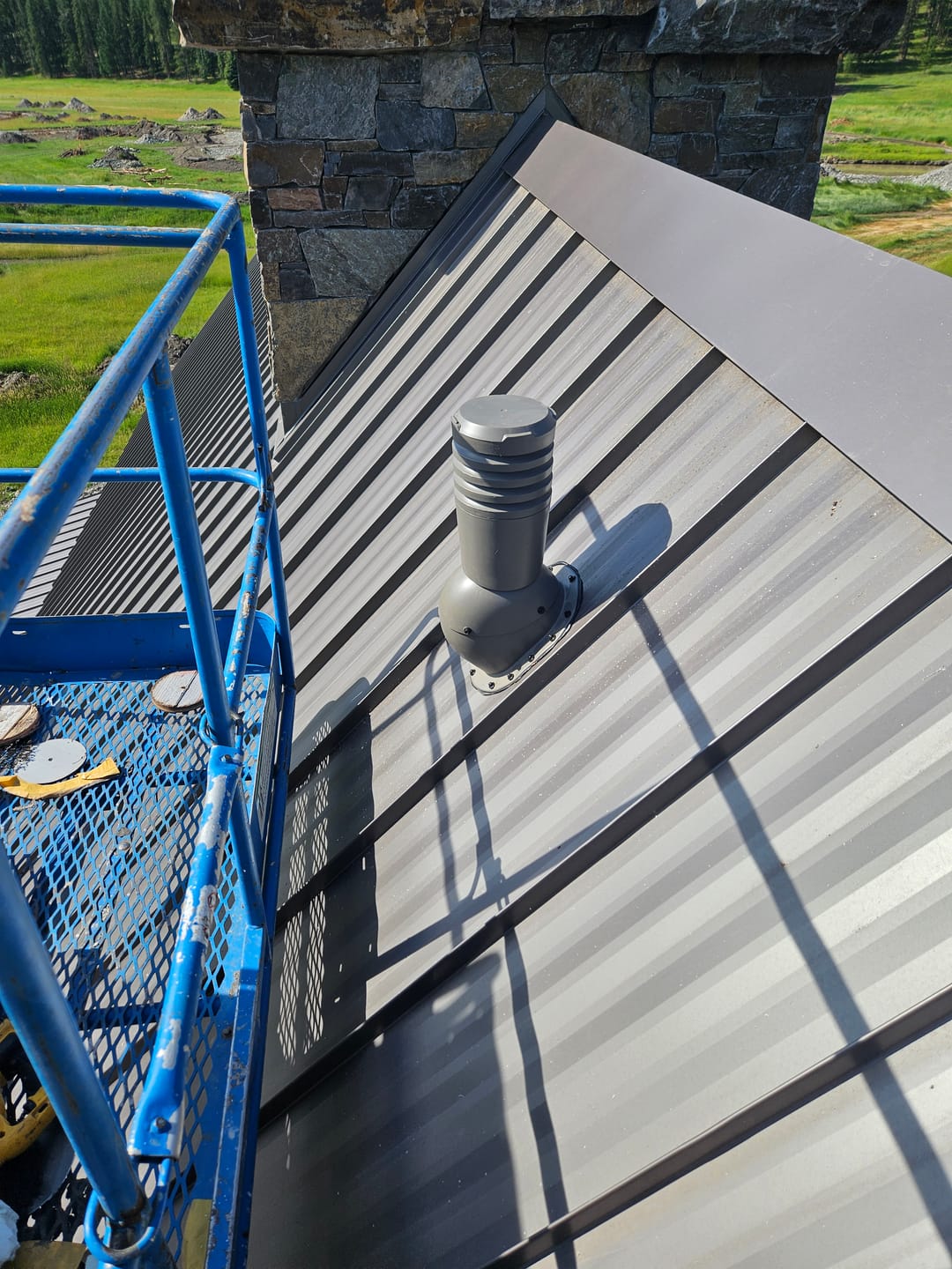 Customer photo review of Kitchen, Bathroom and Dryer Roof Exhaust Vent - Ivent ECO – Metal Installation