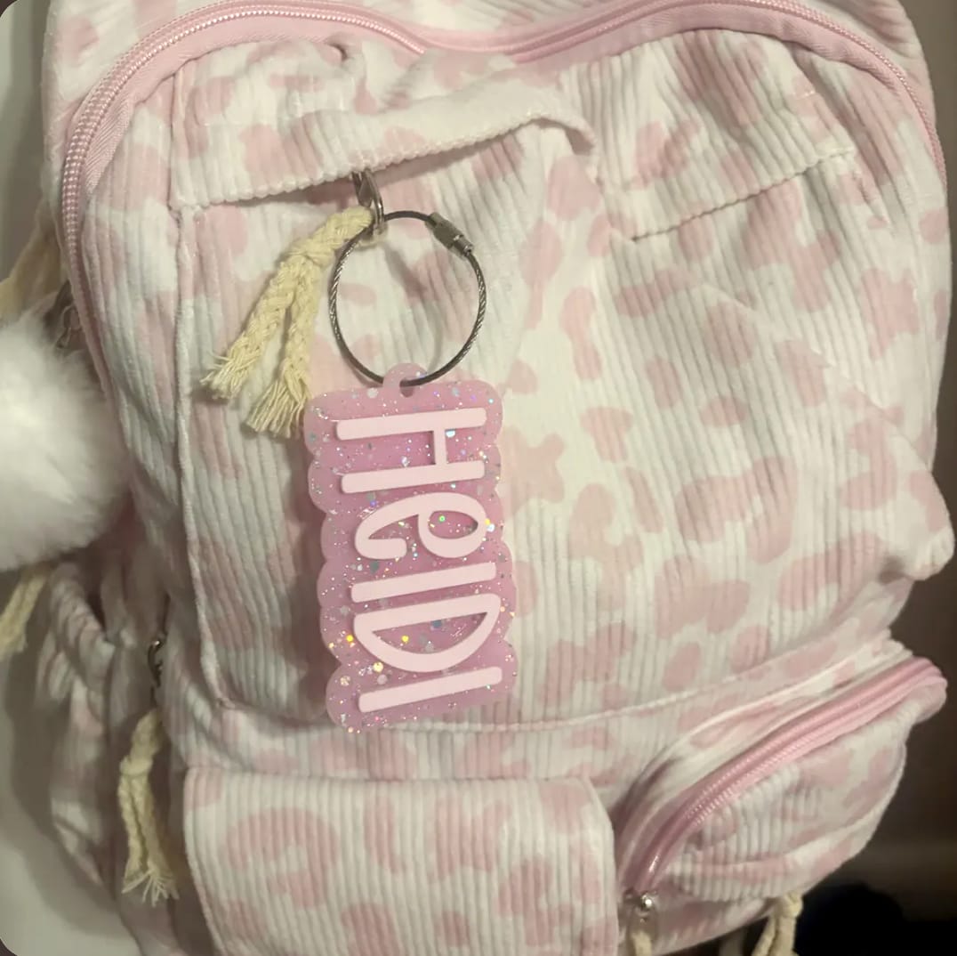 Customer photo review of Personalized Keychain Set for Girls