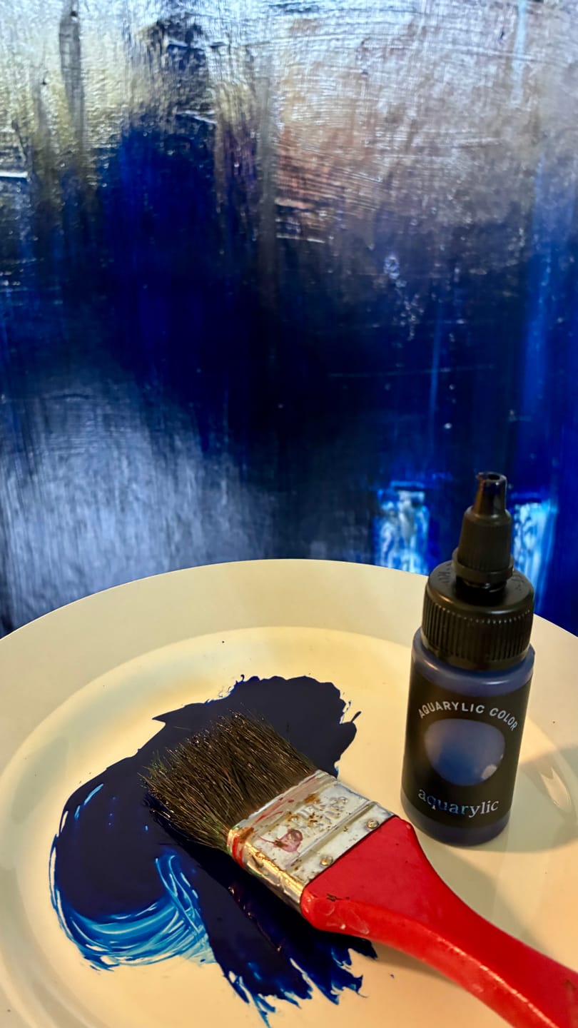 Customer photo review of Aquarylic Color - Indigo