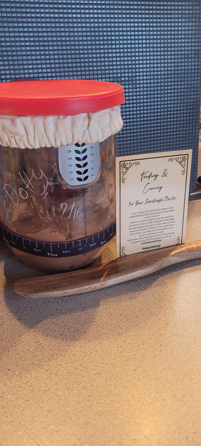 Customer photo review of Live 119 Year Old Valrhona CHOCOLATE Sourdough Starter Includes Maintenance PDF & Chocolate Noir Loaf Recipe
