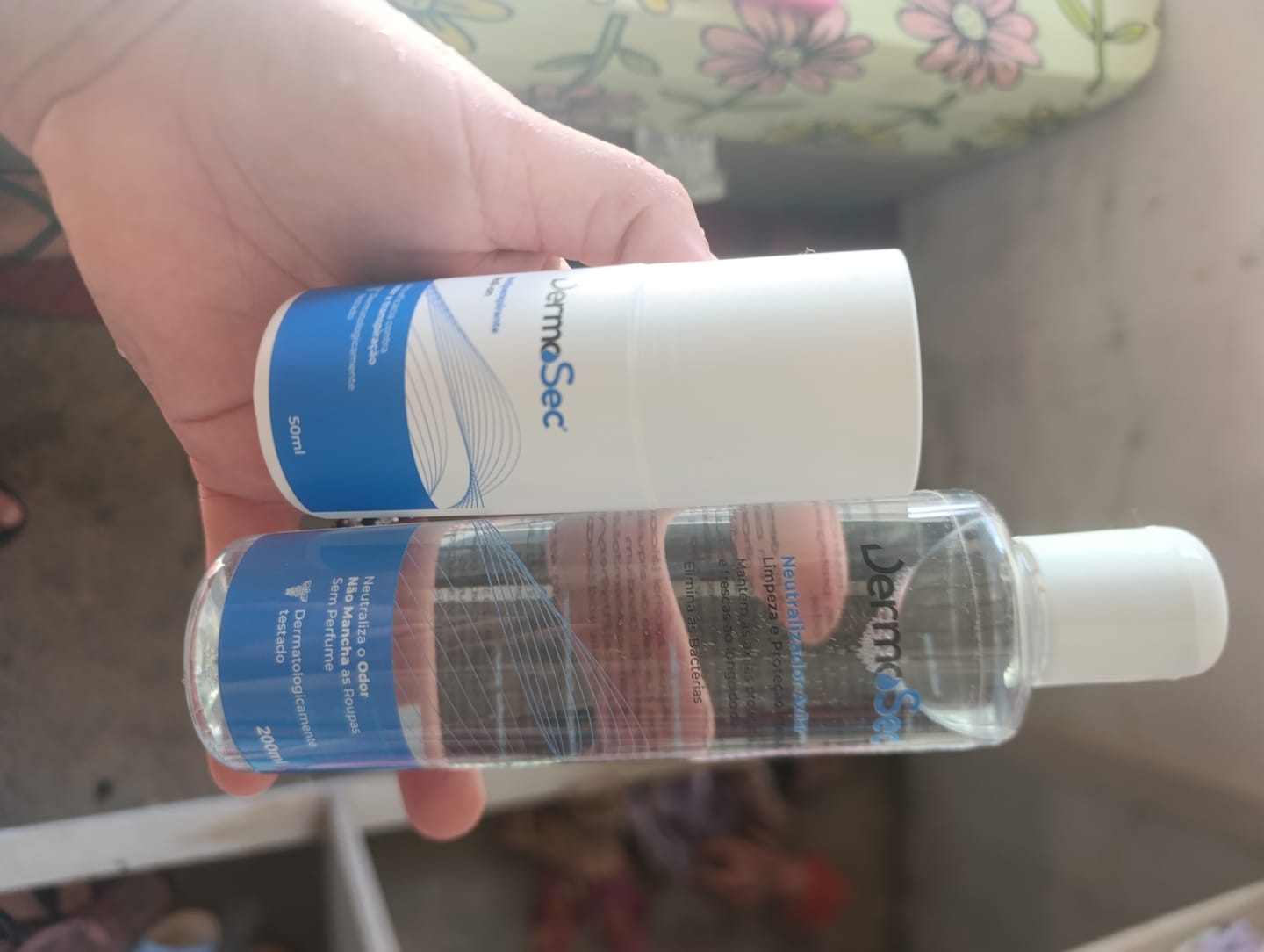 Customer photo review of Kit Axilas Secas & Sem Mau cheiro - Contra Suor Excessivo e Mau Odor