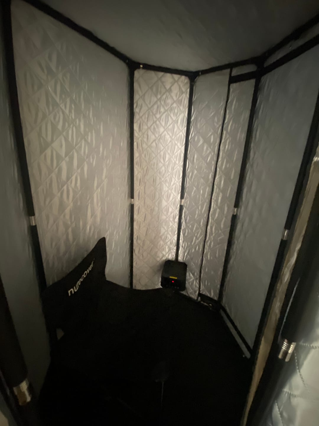 Customer photo review of SaunaPro® The World's First Clinical-Grade At-Home Red-Light Sauna
