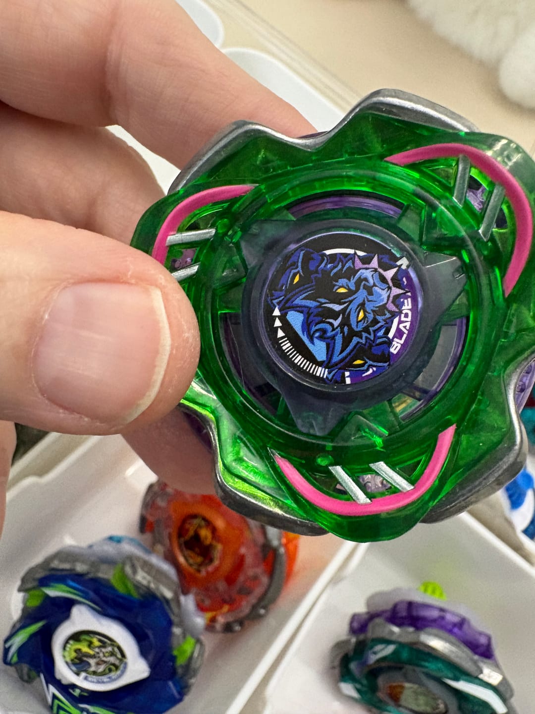Customer photo review of Takara Tomy Beyblade X CX-08 Cerberus Flame [Guaranteed]