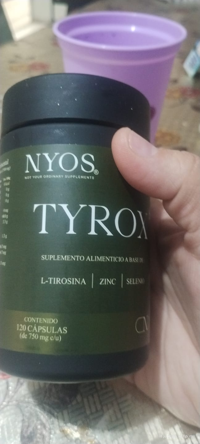 Customer photo review of Tyrox® | Suplemento para Hipotiroidismo, Hashimoto y Tiroides