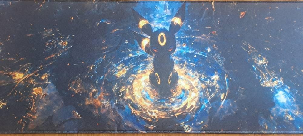 Customer photo review of Umbreon Dark Eclipse Mouse Pad, Pokémon Gamer Desk Mat