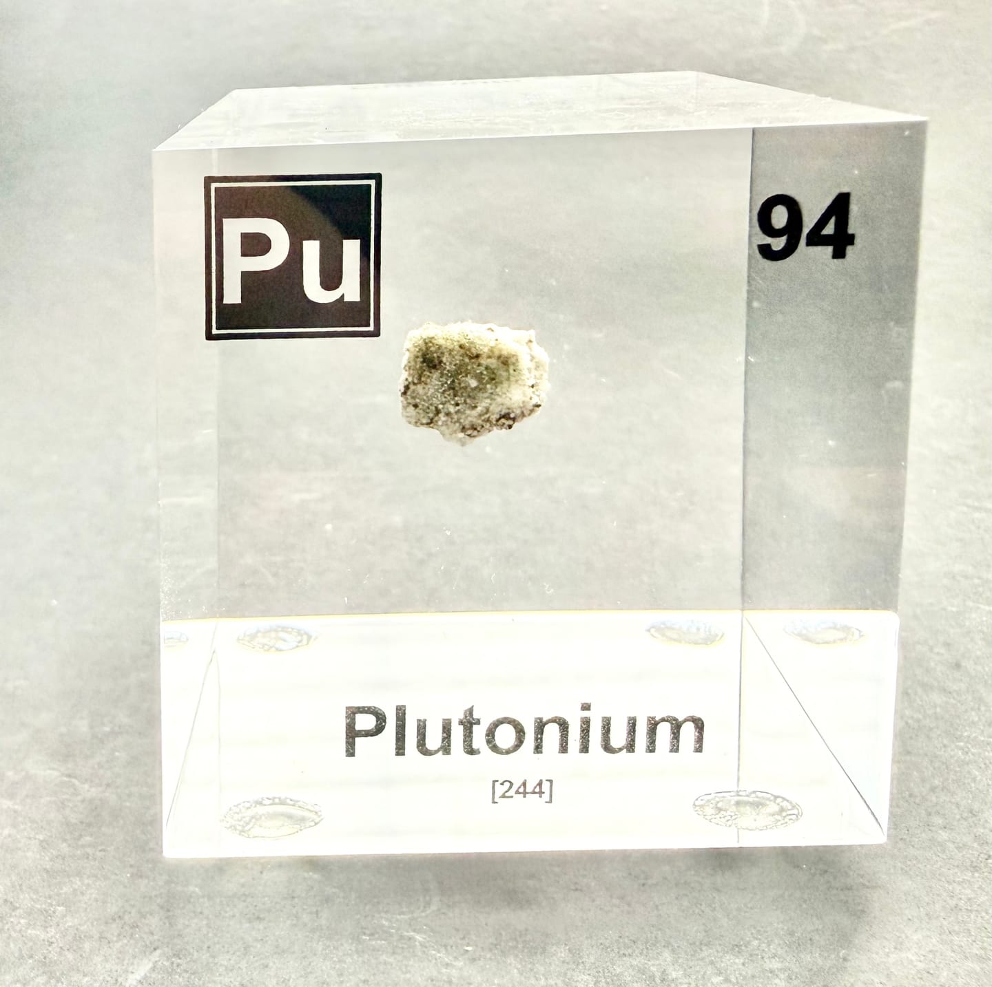 Customer photo review of Plutonium Element Cube (Trinitite Sample)